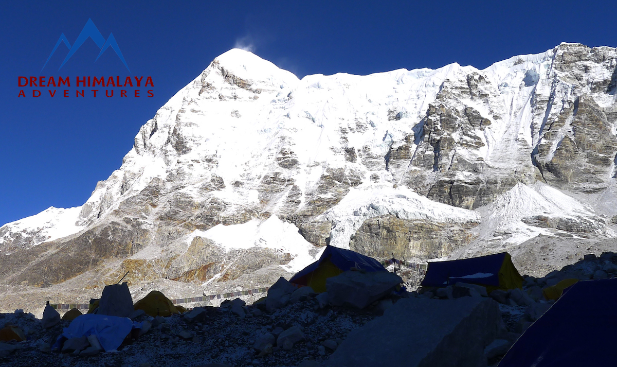 Mt Pomari from Khumbu Ice fall area